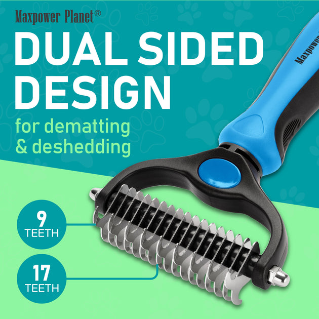 Maxpower Planet Pet Grooming Brush Undercoat Rake for Dogs and Cats
