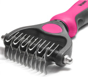 Maxpower Planet Pet Grooming Double Sided Dematting Undercoat Rake (Small)