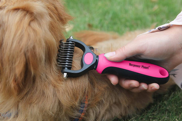 Maxpower Planet Pet Grooming Double Sided Dematting Undercoat Rake (Small)