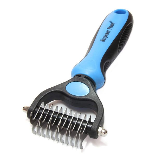 Maxpower Planet Pet Grooming Double Sided Dematting Undercoat Rake (Small)